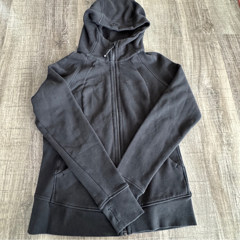 Lululemon Scuba Full-Zip Hoodie Black Size 12